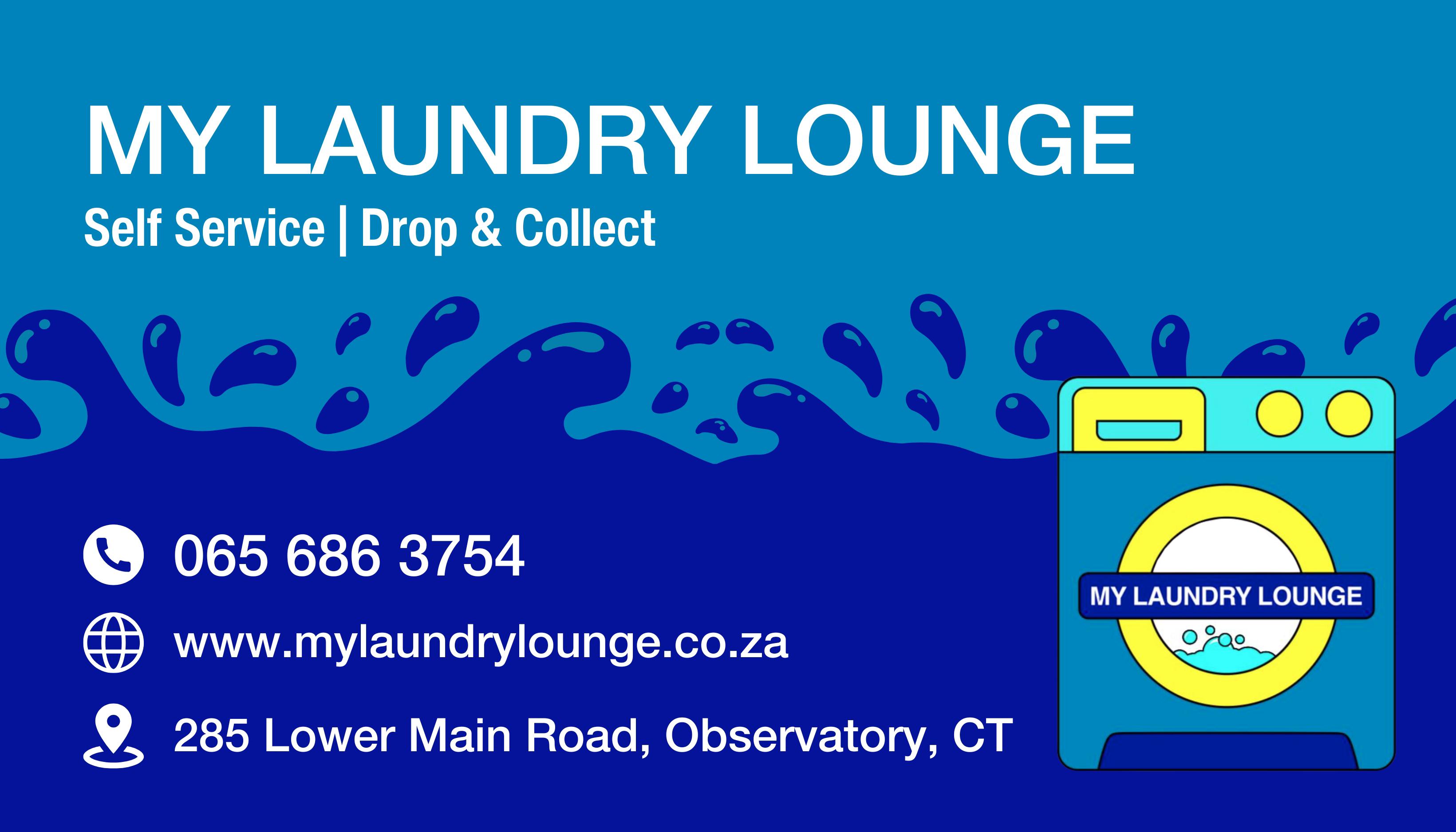 My Laundry Lounge business card back
